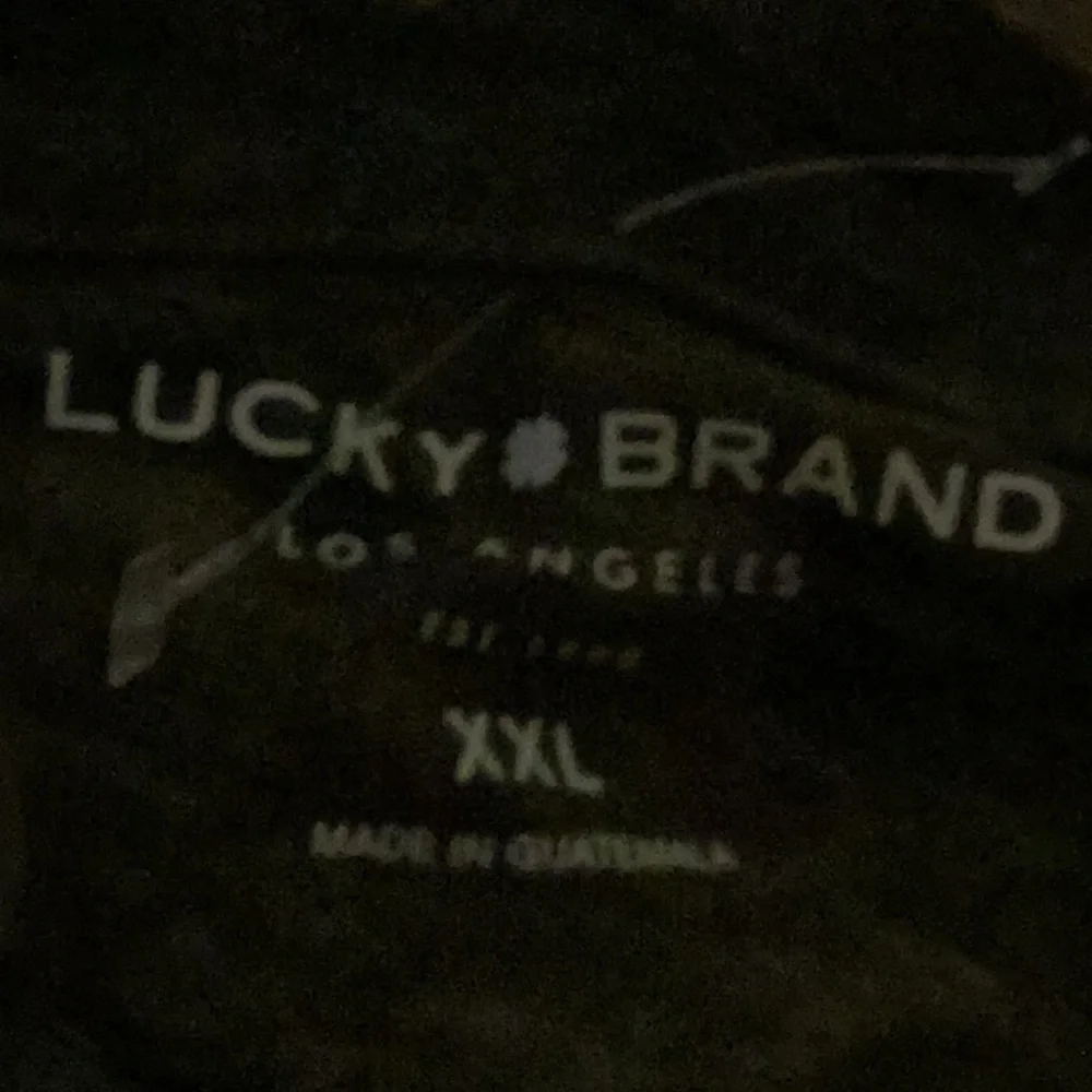 🖤NWOT Just Too FUN Lucky 🍀 Brand Size XXLARGE Camo Style Top Closet Must Have 🖤 - Picture 5 of 7